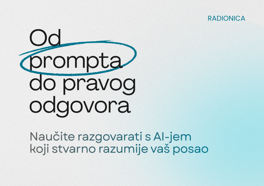 Radionica Od prompta do pravog odgovora